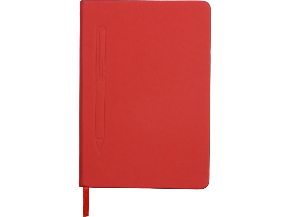 Блокнот А5 Magnet soft-touch с магнитным держателем для ручки