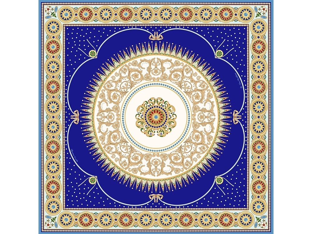 Платок Павловск. Севрский фарфор