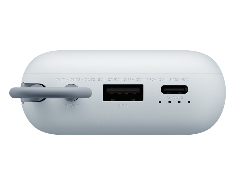 Внешний аккумулятор со встроенным кабелем Mi Power Bank (Integrated Cable), 10000 мАч