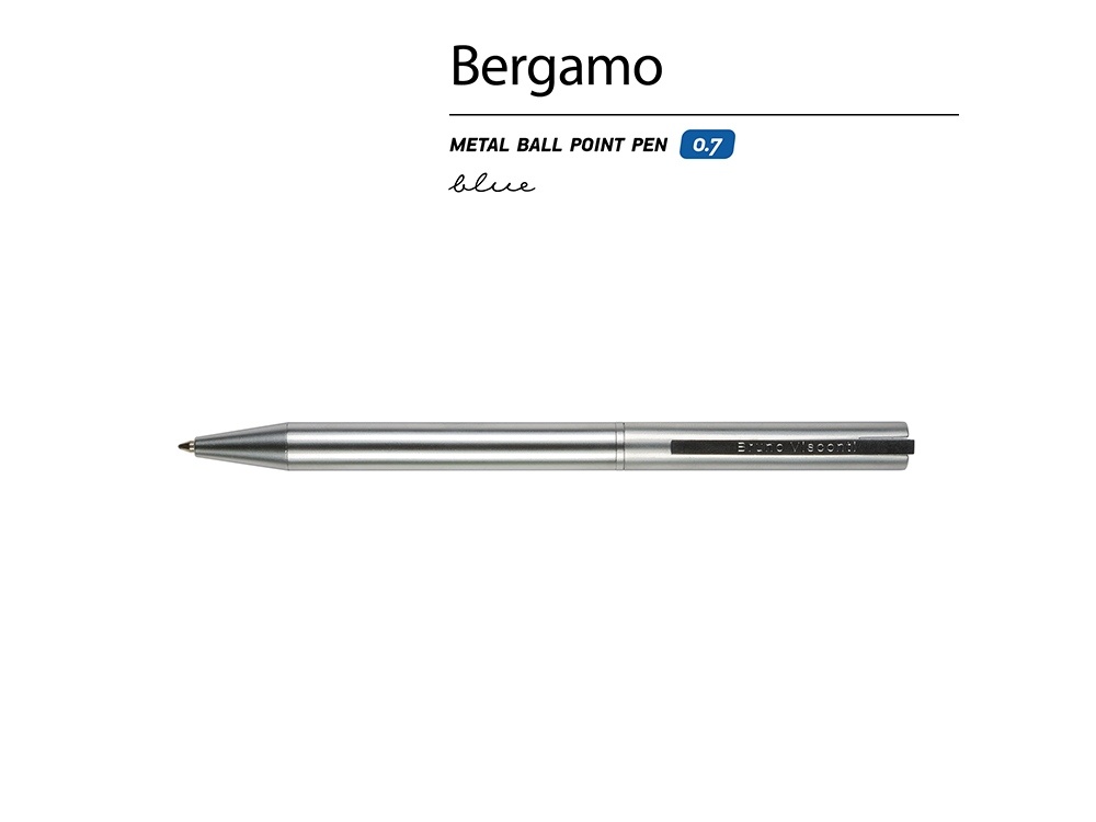 Ручка металлическая шариковая Bergamo
