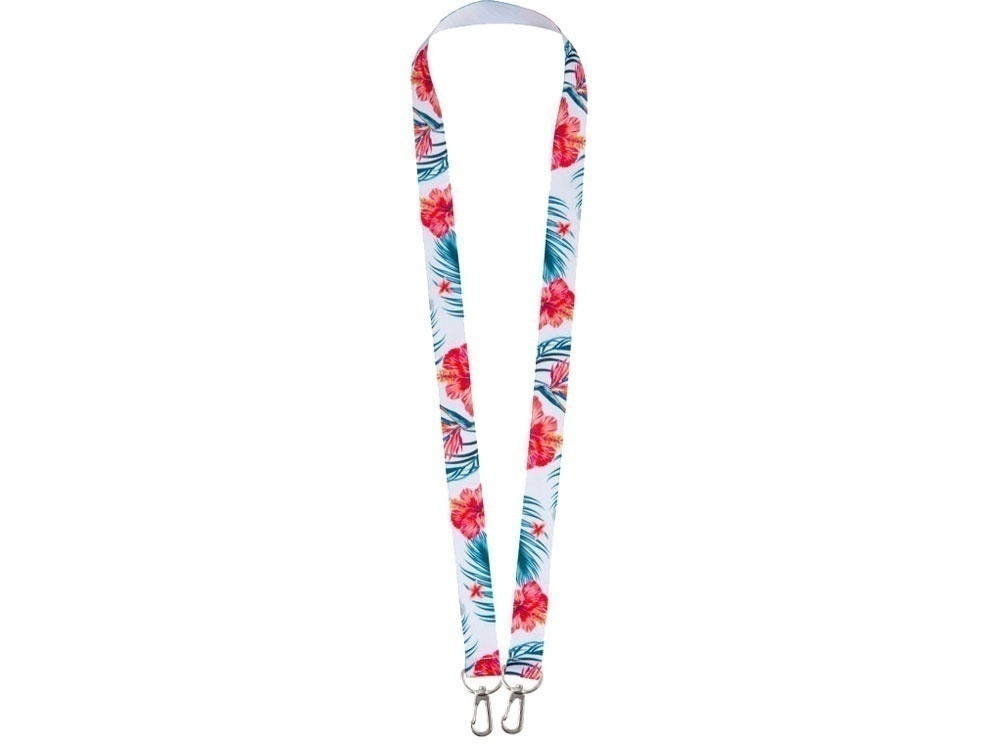 Ланъярд под сублимацию с 2-мя карабинами, 2 см