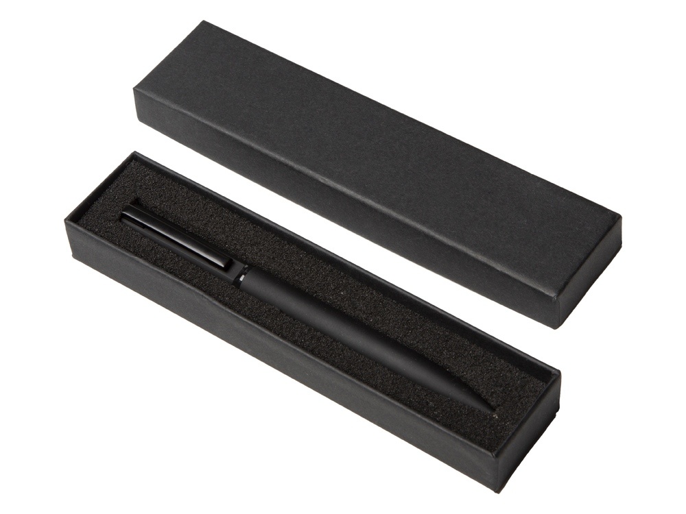 Ручка шариковая металлическая Siegfried Silver soft-touch с зеркальным слоем