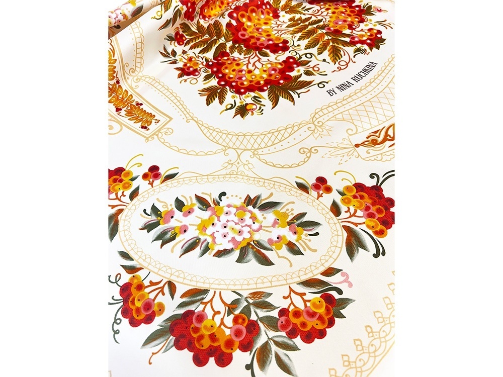 Платок Тагильский поднос