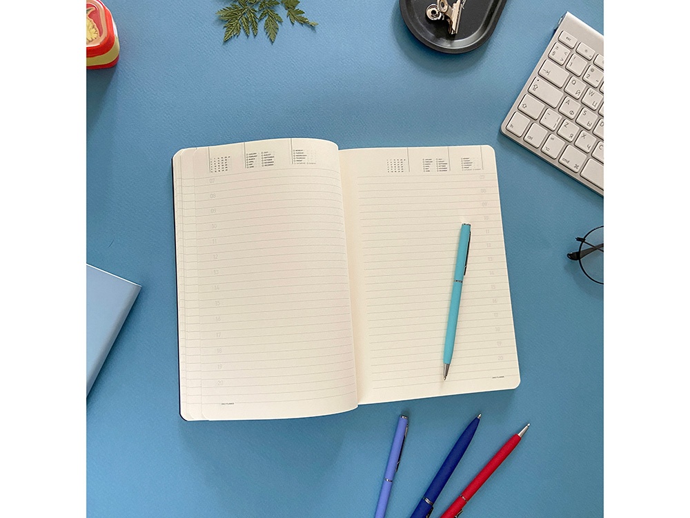 Ручка металлическая шариковая Palermo, софт-тач