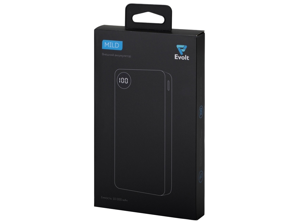 Внешний аккумулятор Mild, soft-touch, 10 000 mAh