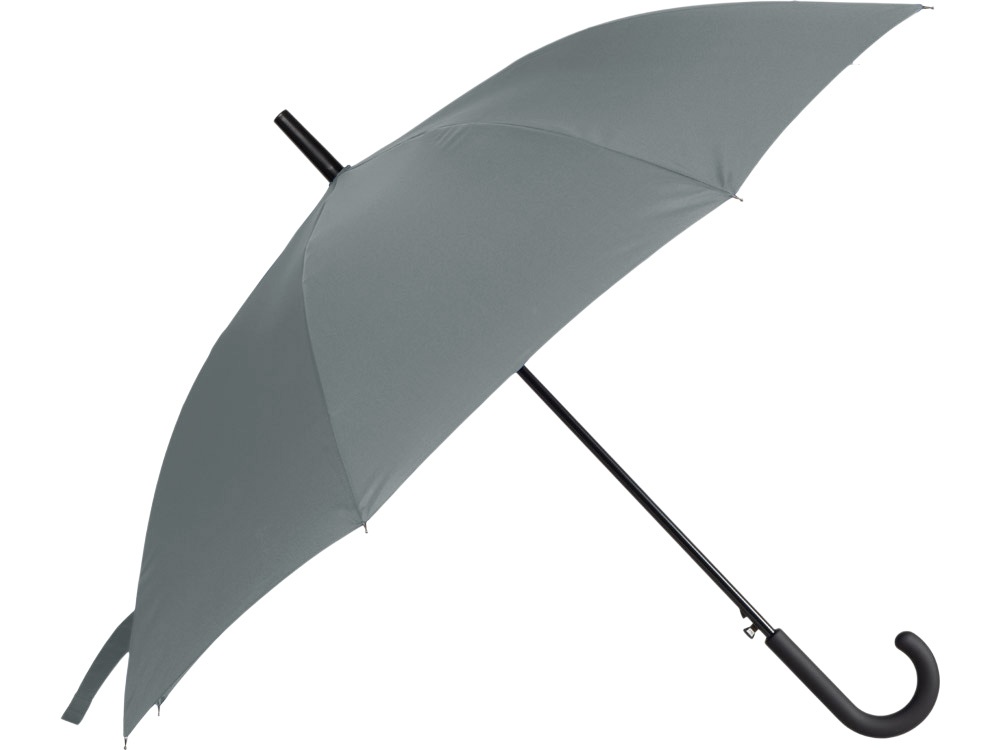 Зонт-трость Reviver с куполом из переработанного пластика