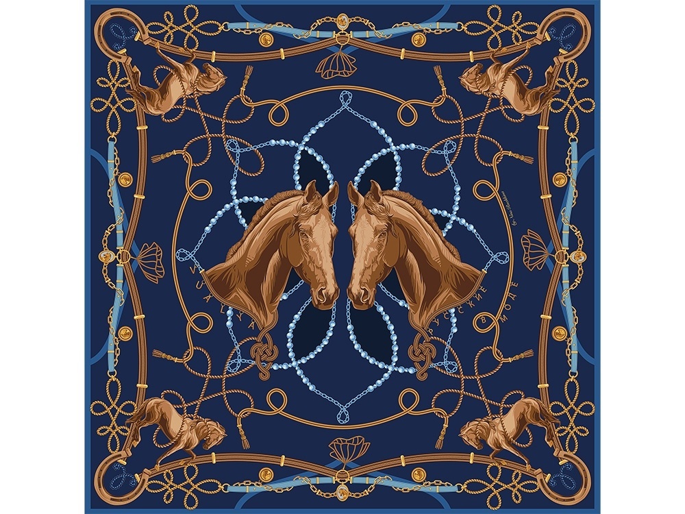 Платок Конный клуб