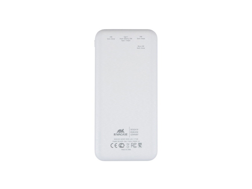 Внешний аккумулятор с дисплеем, 10000 mAh