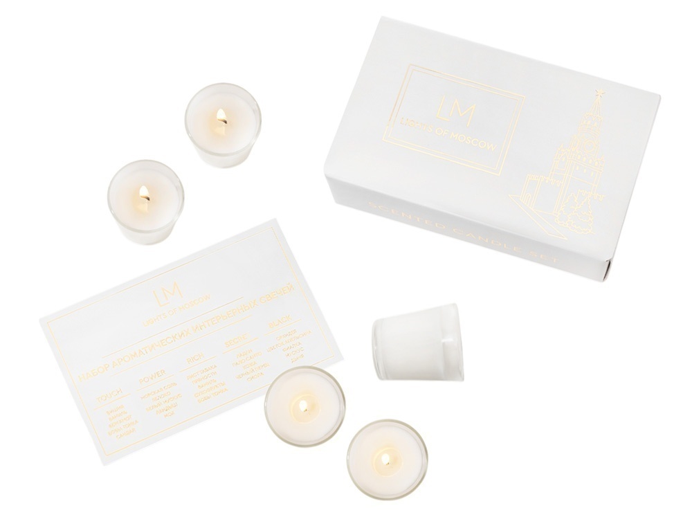 Набор ароматических свечей, 5*50 мл