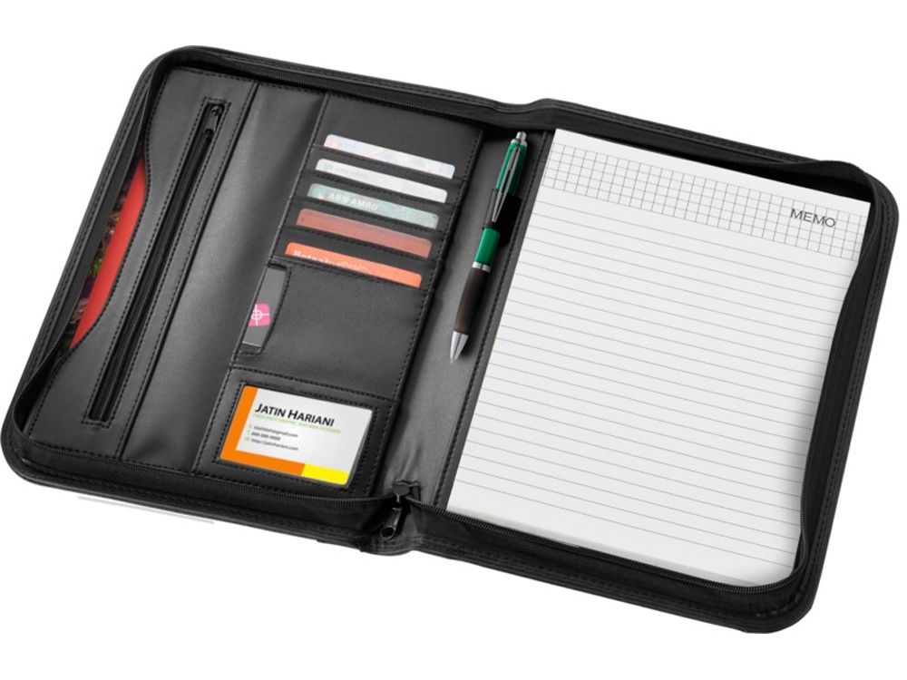 Папка А4 Ebony на молнии