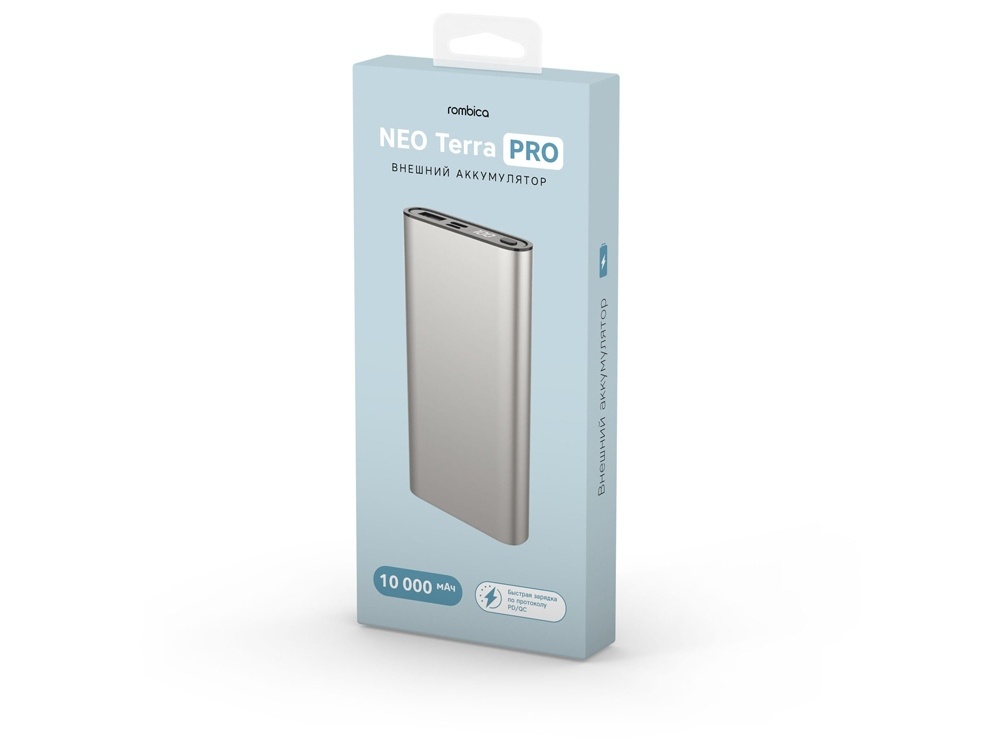 Внешний аккумулятор Terra Pro с QC/PD, 10000 mAh