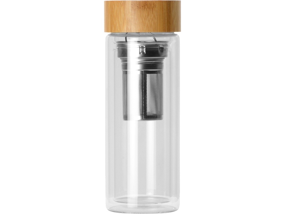 Стеклянный термос с ситечком Badachu