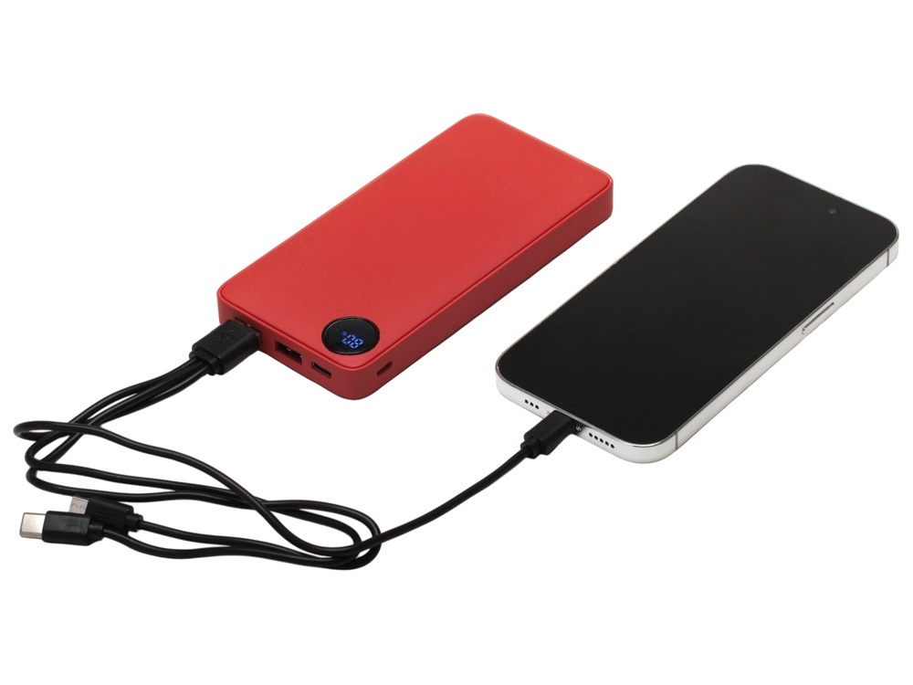 Внешний аккумулятор Mild, soft-touch, 10 000 mAh