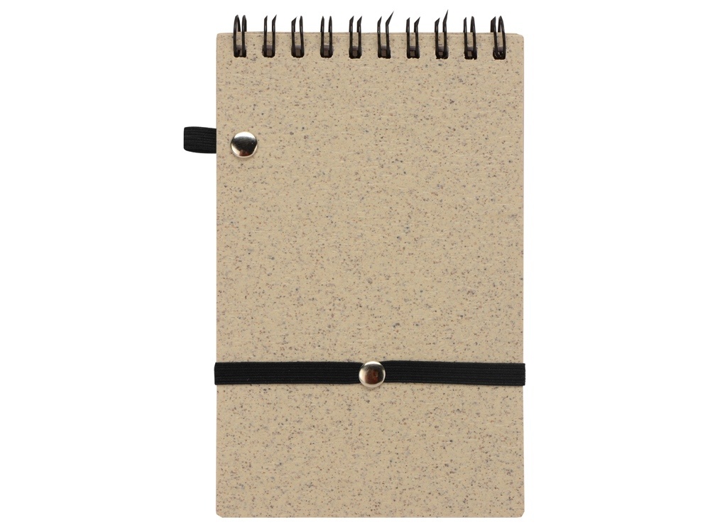 Блокнот Toledo S с шариковой ручкой из пшеницы и пластика